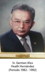 Sr. German alex Heath Hernández. Periodo 1982 — 1992