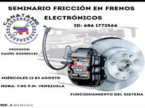 Lee más sobre el artículo SEMINARIO FRICCIÓN EN FRENOS ELECTRÓNICOS