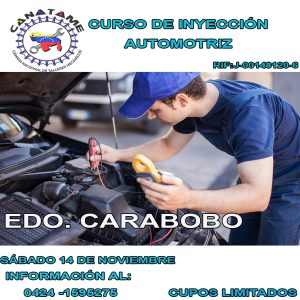 Lee más sobre el artículo CURSO INYECCIÓN AUTOMOTRIZ (VALENCIA, ESTADO CARABOBO)