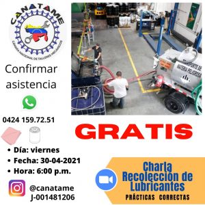 Lee más sobre el artículo Charla Técnica Recolección de Lubricantes