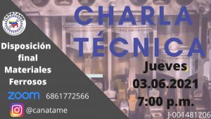 Lee más sobre el artículo CHARLA TÉCNICA RECOLECCIÓN MATERIALES FERROSOS