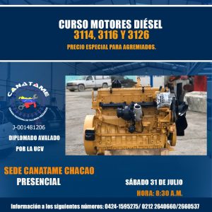 Lee más sobre el artículo MOTORES DIÉSEL 3114, 3116 Y 3126