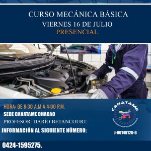 Lee más sobre el artículo CURSO MECÁNICA BÁSICA