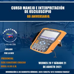 Lee más sobre el artículo CURSO MANEJO E INTERPRETACIÓN DE OSCILOSCOPIO