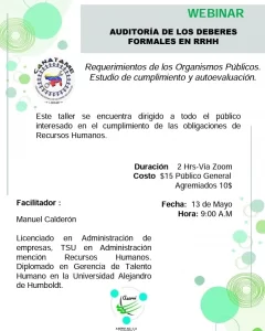 Lee más sobre el artículo AUDITORÍA DE LOS DEBERES FORMALES EN RECURSOS HUMANOS