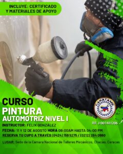 Lee más sobre el artículo PINTURA AUTOMOTRIZ NIVEL I