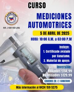 Lee más sobre el artículo CURSO MEDICIONES AUTOMOTRICES