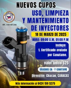 Lee más sobre el artículo CURSO USO, LIMPIEZA Y MANTENIMIENTO DE INYECTORES
