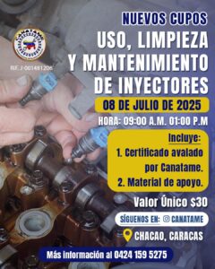 Lee más sobre el artículo CURSO USO, LIMPIEZA Y MANTENIMIENTO DE INYECTORES