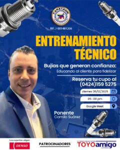 Lee más sobre el artículo CONVERSATORIO TÉCNICO CANATAME – DENSO –  CORPORACIÓN TOYOAMIGO